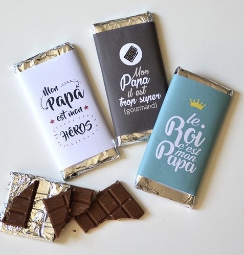 Tablette chocolat personnalisée - Clémentine Gift Shop